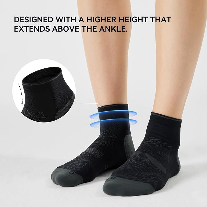 CS CELERSPORT 2/5 Pairs Ankle Compression Socks - Image 4