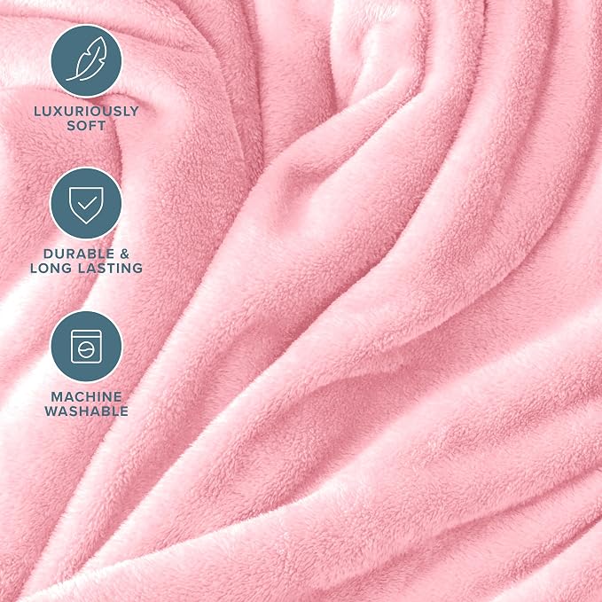 Bare Home Fleece Blanket - Image 4