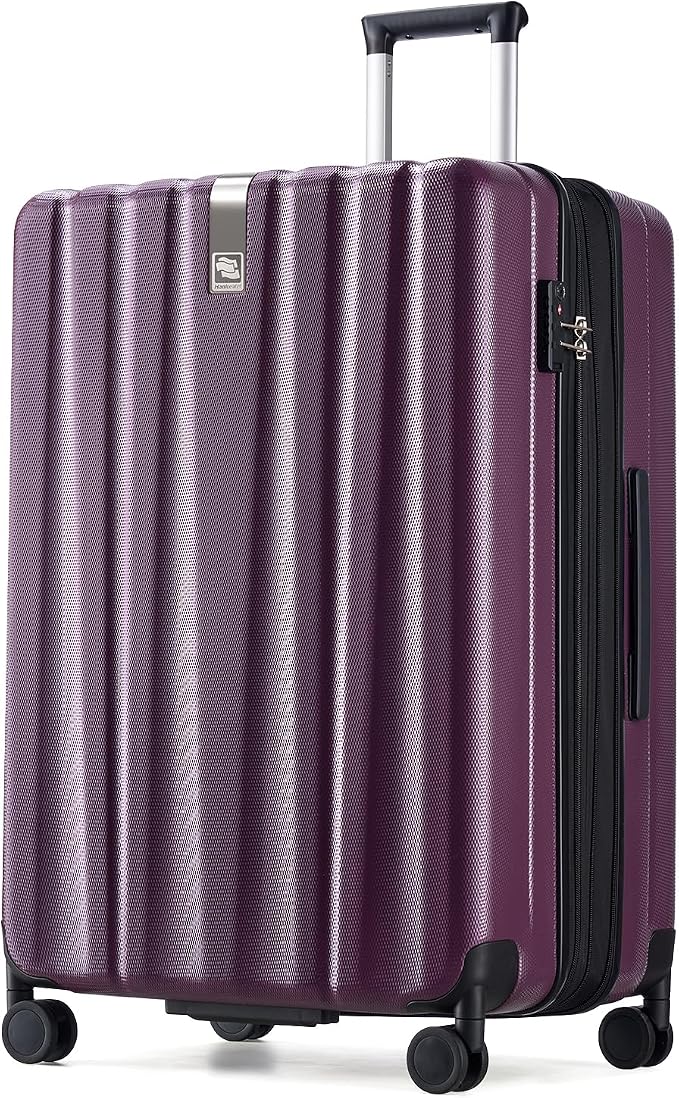 Hanke 29 Inch Expandable Checked Luggage Lightweight PC Hard Shell Luggage by Hanke