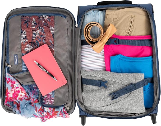 Travelpro Tourlite Softside Expandable Upright 2 Wheel Luggage, Lightweight - Image 4