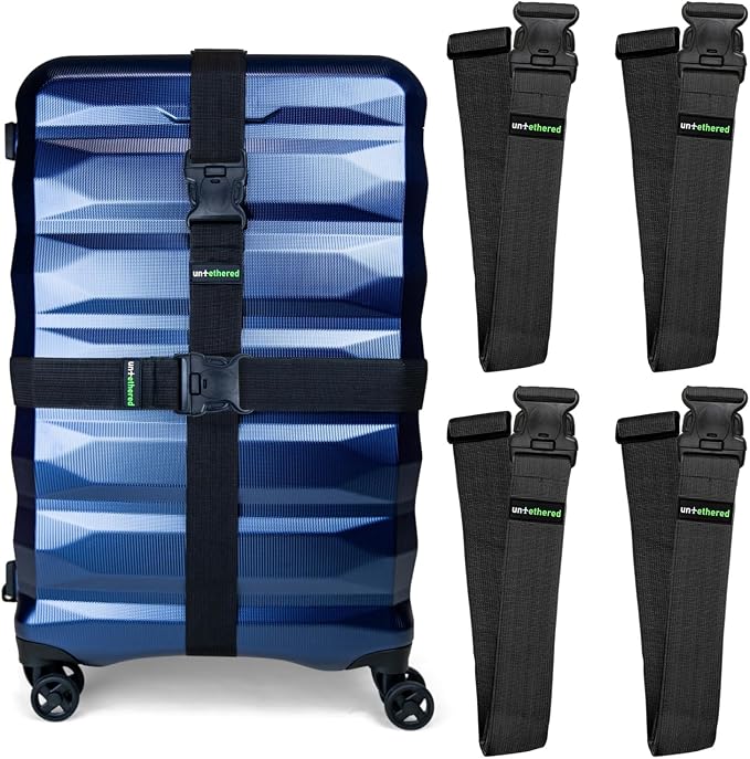 Untethered Luggage Straps | TSA-Approved Suitcase Belts by Untethered