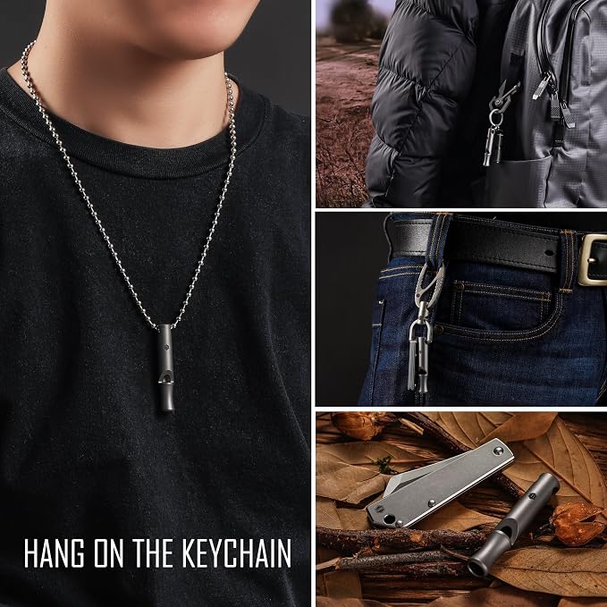 KeyUnity Titanium Emergency Whistle - Image 5