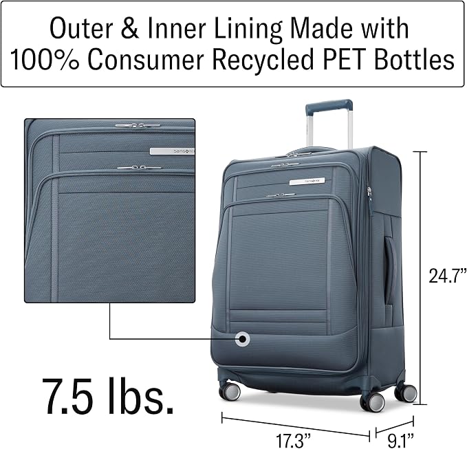 Samsonite UpLIFT Lightweight Medium Checked Softside Luggage - Image 5