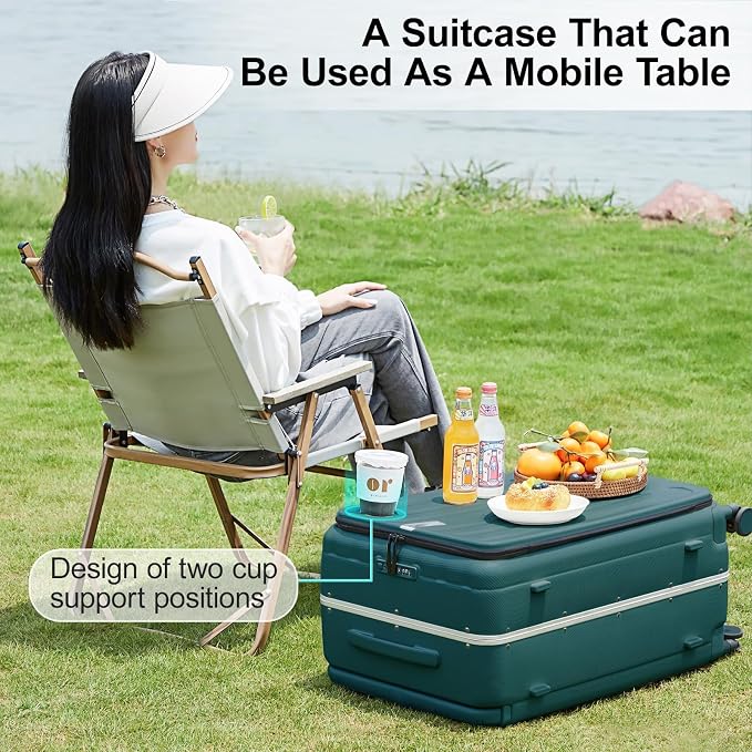 Hanke Multifunctional 26 Inch Hard Shell Suitcases - Image 2