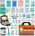 380 Pieces Deluxe First Aid Kit Compact Trauma Medical Kits by SuccorWare%C2%AE