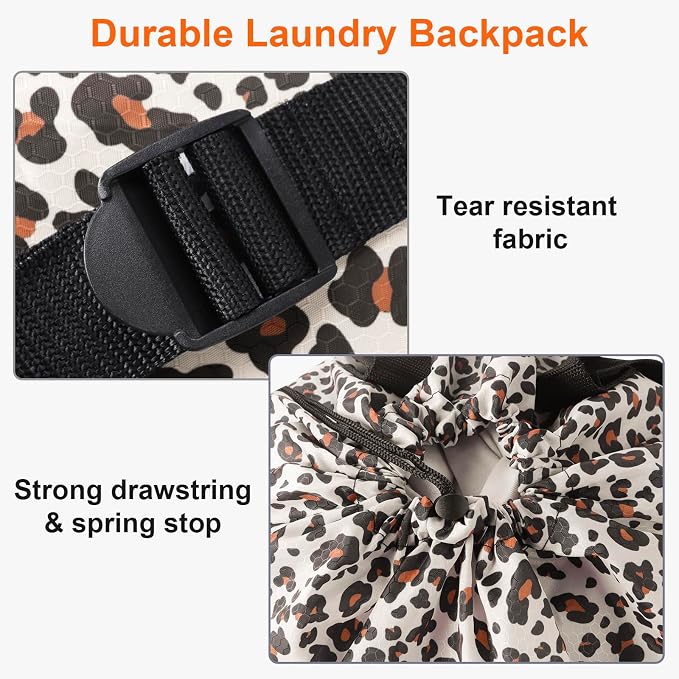 Laundry Bag Backpack Durable Laundry Bag - Image 4