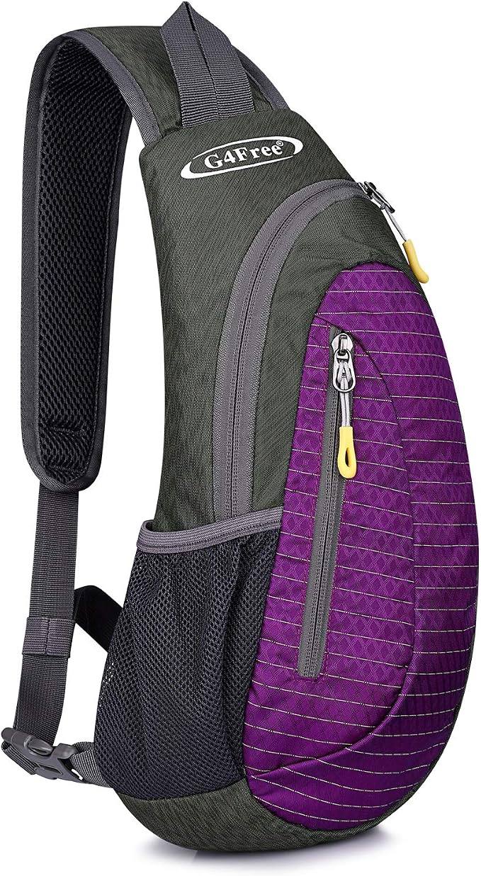 G4Free Sling Bag for Men Women, Small Crossbody Backpack Lightweight Chest by G4Free