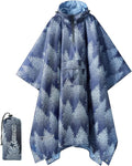 PTEROMY Hooded Rain Poncho for Adult by PTEROMY