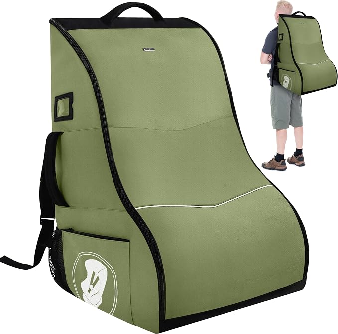 Padded Car Seat Travel Bag for Airplane – Waterproof Heavy Duty Carseat by Derbiedersinn