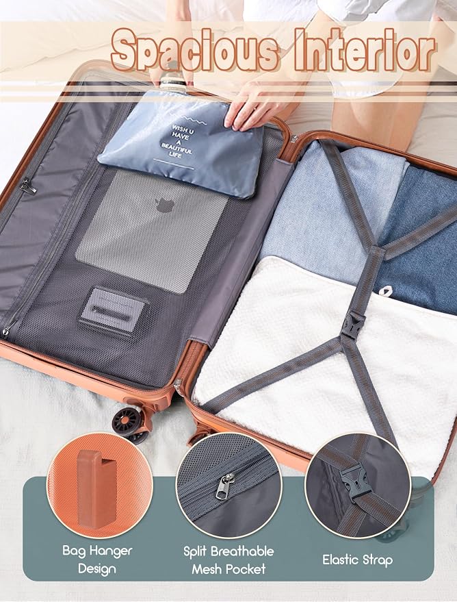 Luggage Sets 5 Piece, Suitcases - Image 5