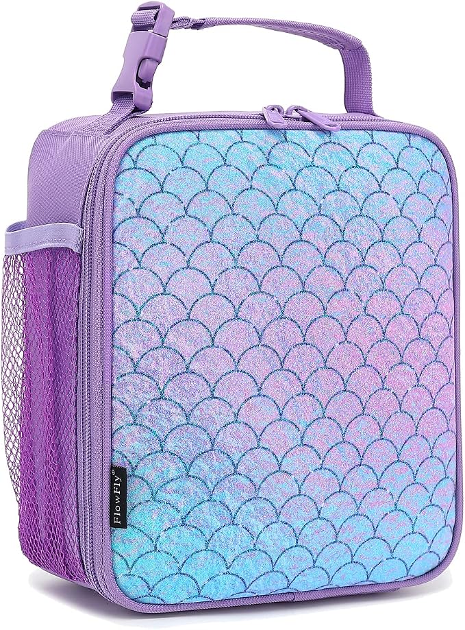 FlowFly Kids Lunch box Insulated Soft Bag Mini Cooler Back to School Thermal by FlowFly