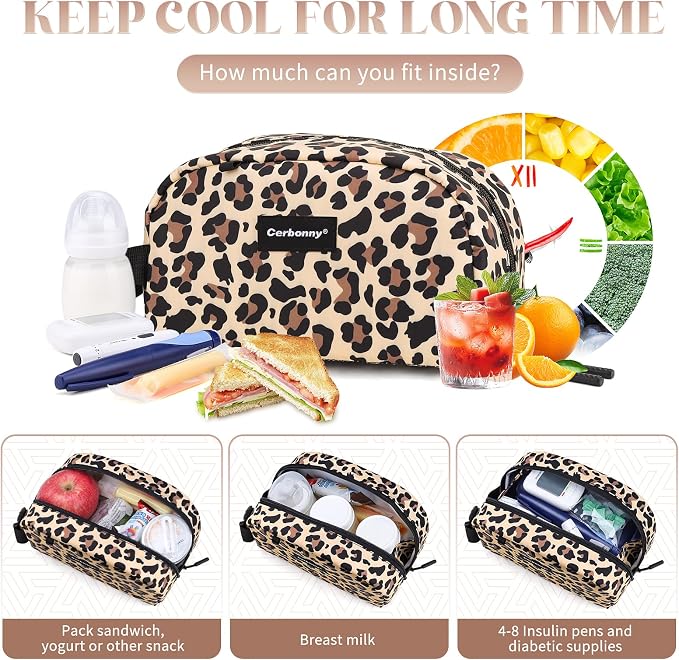 Small Cooler Bag Freezable Lunch Bag - Image 4
