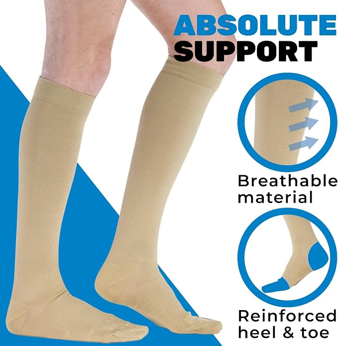 ABSOLUTE SUPPORT Cotton Compression Socks - Image 4
