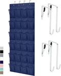 GORILLA GRIP Over the Door Shoe Organizer, 24 Large Breathable Mesh Pockets by GorillaGrip