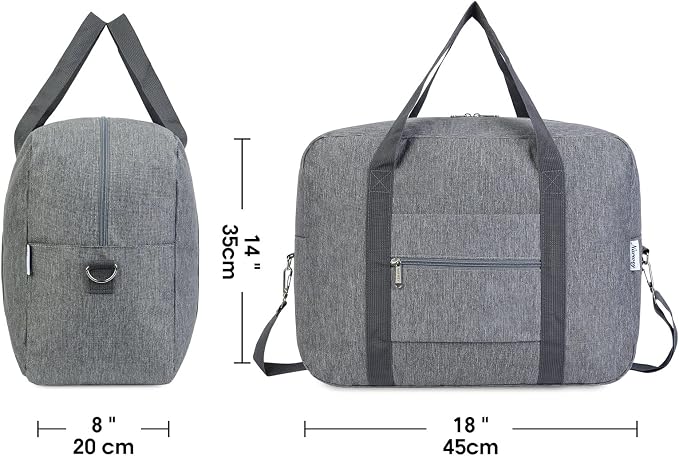 For Spirit Airlines Personal Item Bag 18x14x8 Foldable Travel Duffel Bag Tote - Image 4