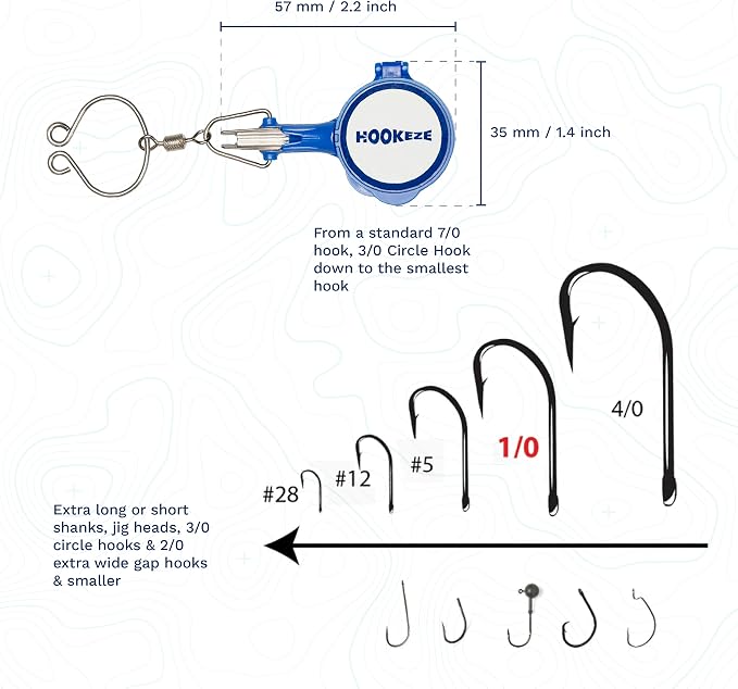 HOOK-EZE Fishing Knot Tying Tool | Protect from Fish Hooks | Tie Fishing Knots - Image 5