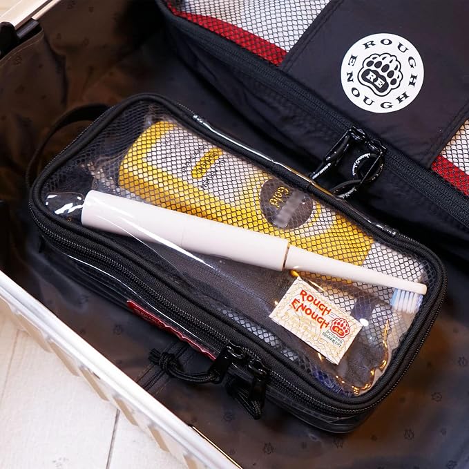 Rough Enough Clear Travel TSA Approved Toiletry Bag Small Toothbrush Case - Image 5