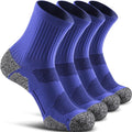 CWVLC Cushioned Compression Sport Quarter Socks by CWVLC