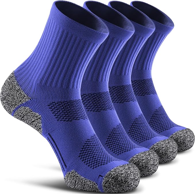 CWVLC Cushioned Compression Sport Quarter Socks by CWVLC