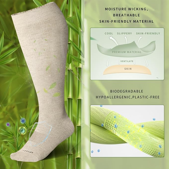 LEVSOX Wide Calf Compression Socks - Image 2
