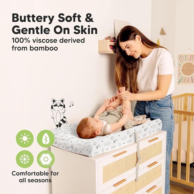 2-Pack Baby Changing Pad Covers - Image 3