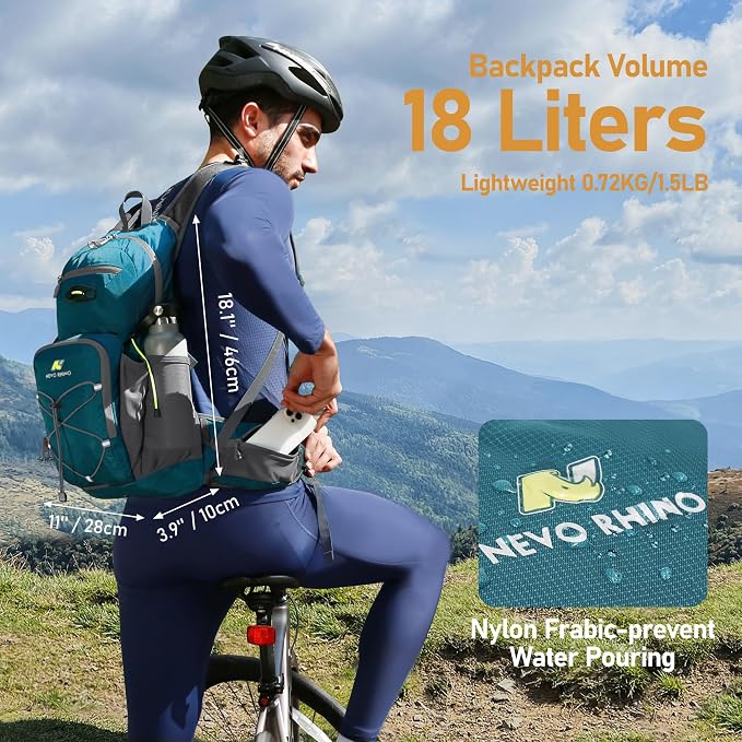 N NEVO RHINO Hydration Backpack, 18L Multipurpose Hiking Backpack - Image 2
