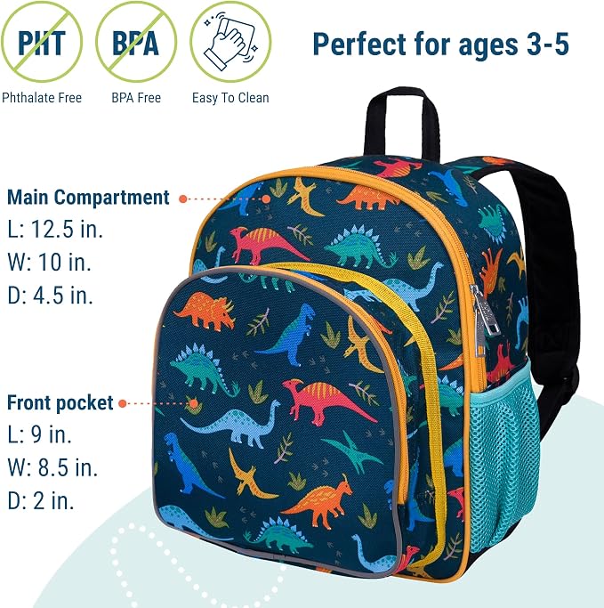 Wildkin 12-inch Kids Backpack – Padded, Adjustable - Image 4