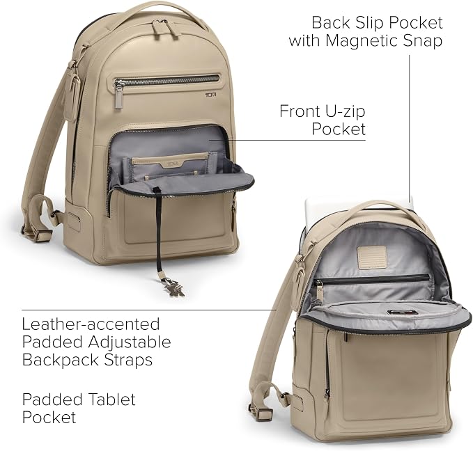 TUMI - Harrison Warren Backpack - 15-Inch Laptop Backpack - Stylish Women's & - Image 3