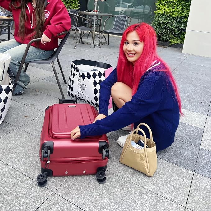 Premium Carry On Luggage, 20Inch&29 Inch Top Opening Airline Approved ABS+PC - Image 7