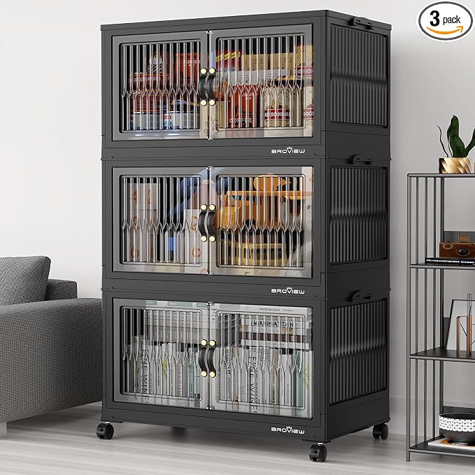 BROVIEW 300Qt Stackable Storage Bins by BROVIEW-EnjoytheArtofLife