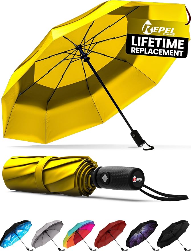 REPEL Windproof Travel Umbrella by RepelUmbrella