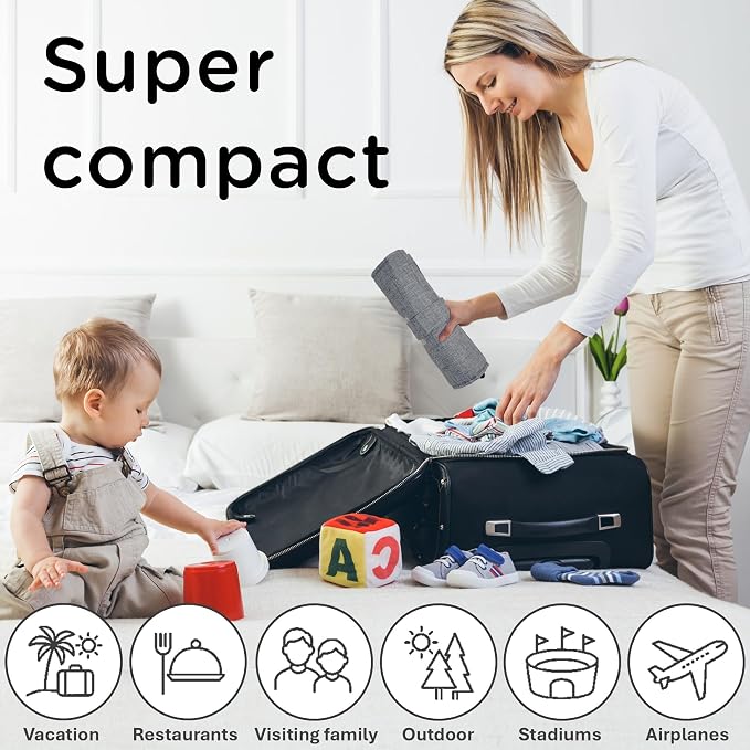 liuliuby Compact Travel High Chair | Portable High Chair - Image 6