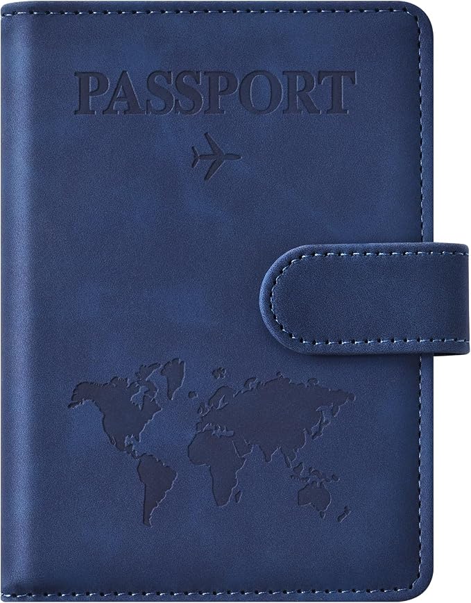 Eoehro Passport Holder for Travel Essentials, Passport Wallet Cover Case for by welcometoEoehro
