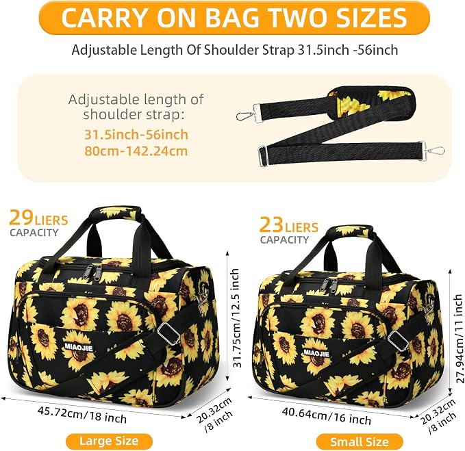 Underseat Carry On Luggage Lightweight Travel Tote Weekender Bag Overnight - Image 4