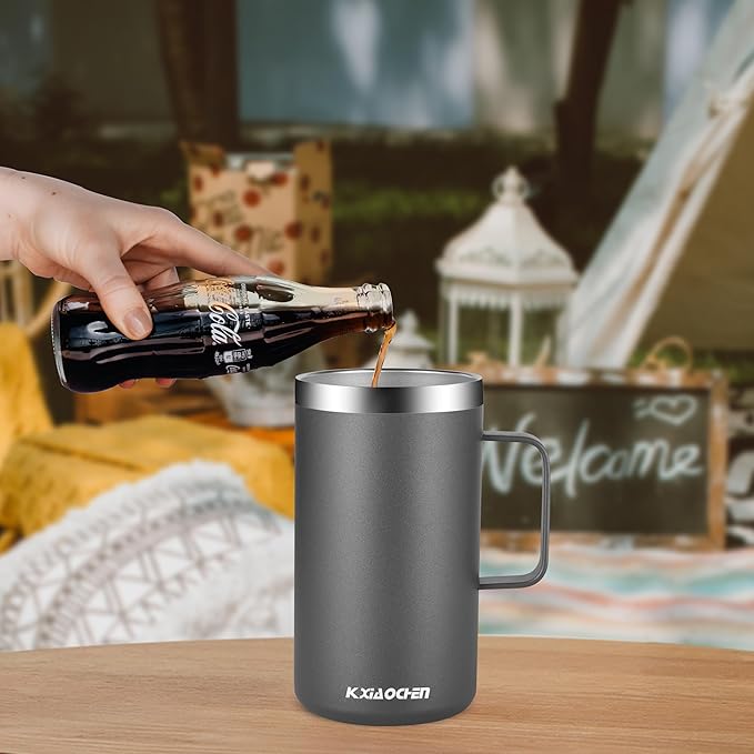 KXIAOCHEN 20oz Insulated Coffee Mug - Image 3