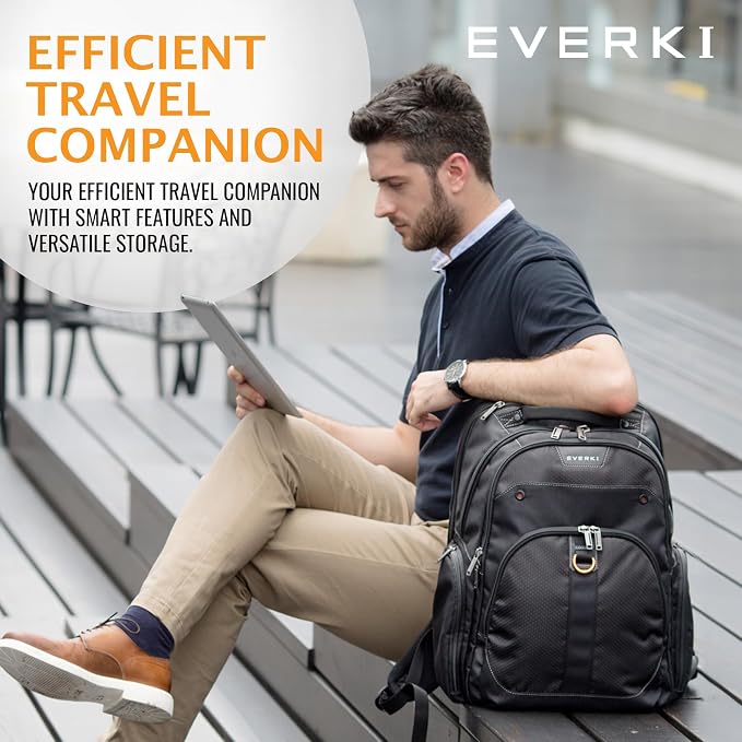 EVERKI 32L Atlas Business Laptop Backpack – Adjustable Compartment - Image 2