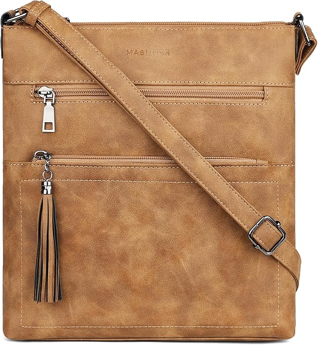 MASINTOR Crossbody Purses for Women, Adjustable Strap Shoulder Bag by MASINTOR
