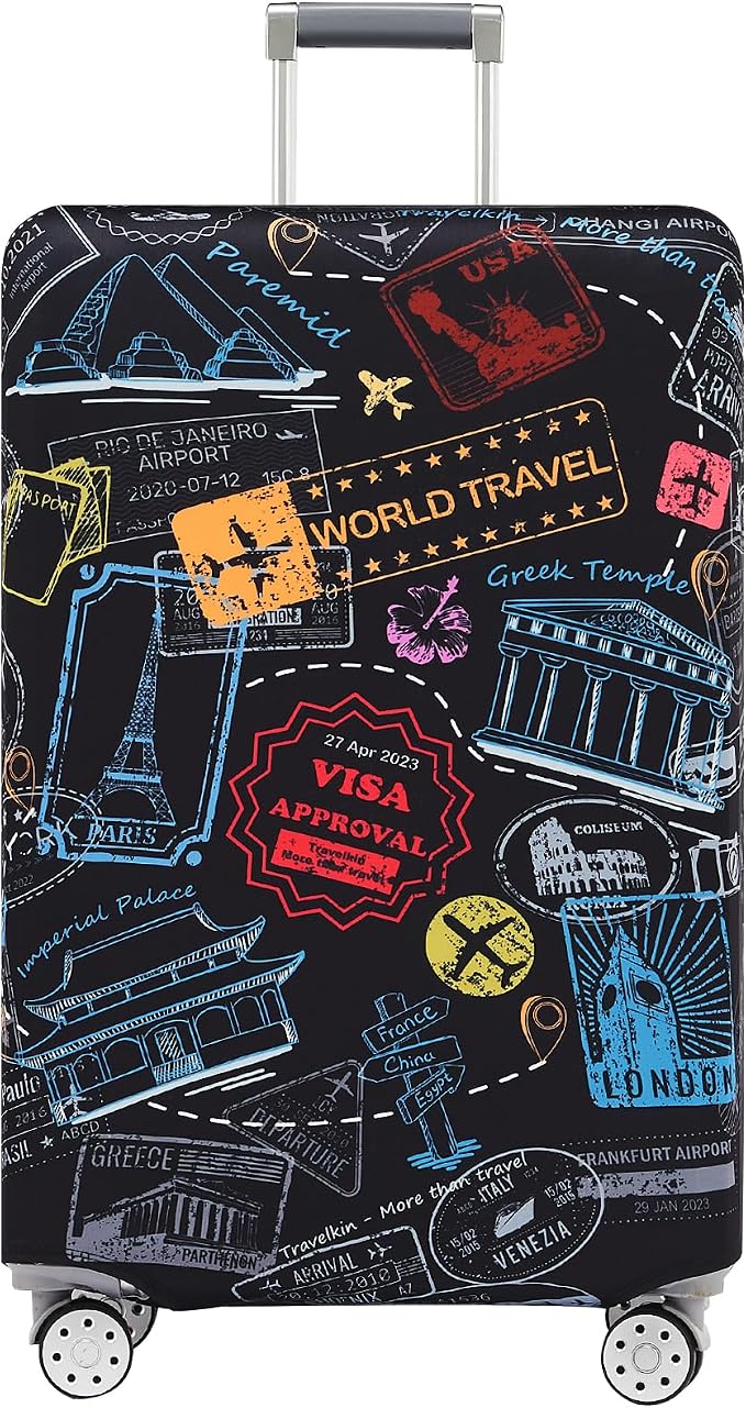 Travelkin Luggage Covers For Suitcase Tsa Approved, Suitcase Cover Protector by MoreThanTravel