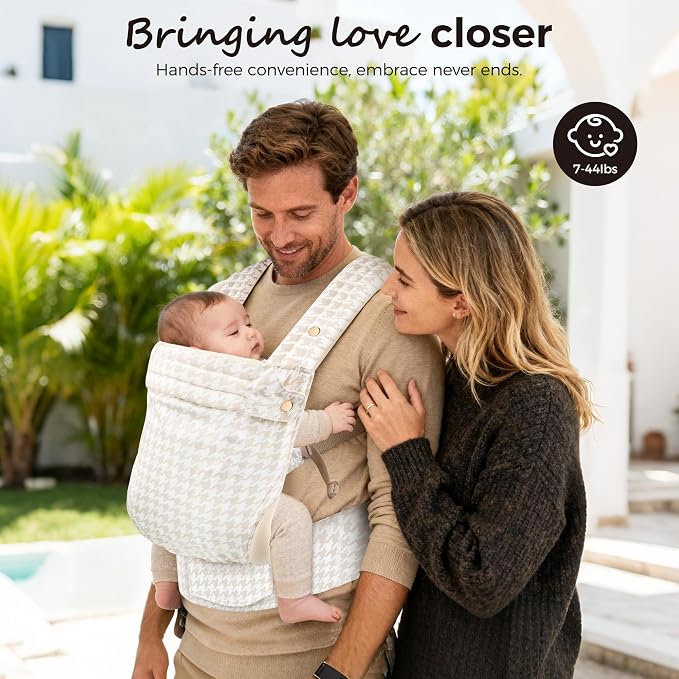 Baby Carrier Newborn to Toddler- Ergonomic, Cozy and Lightweight Infant Carrier - Image 7