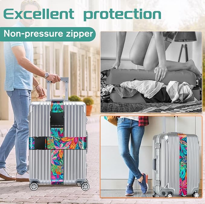 Slohif Luggage Straps for Suitcases Travel Belt Accessories Luggage Connector - Image 5