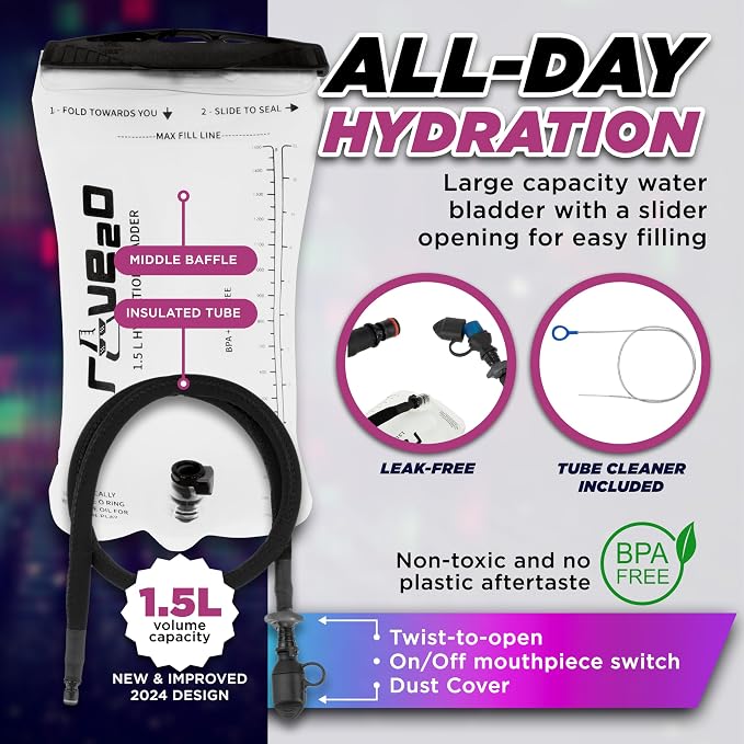 Rave Hydration Backpack – Anti-Theft Festival Hydration Pack - Image 4