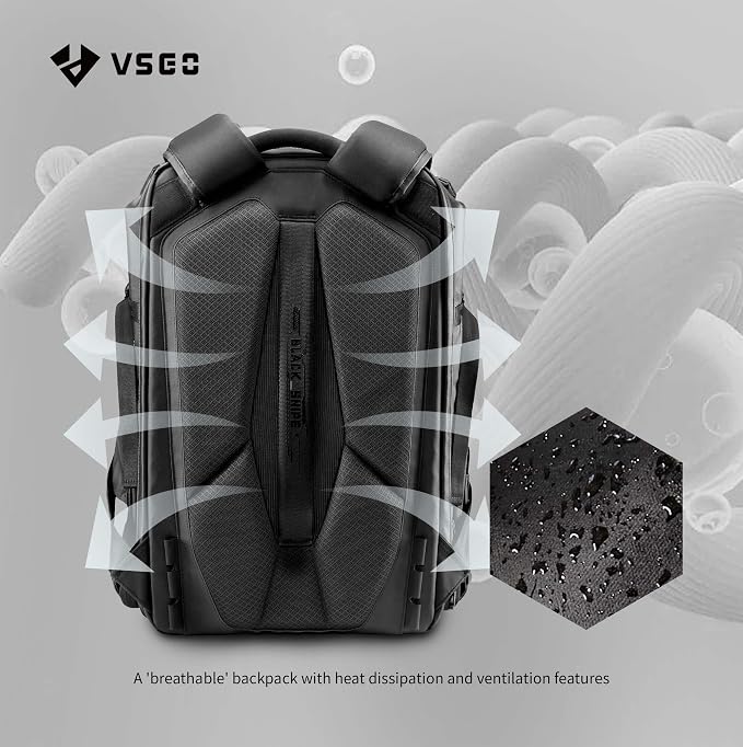 VSGO 25L Professional Camera Backpack, Extra Large Capacity, Travel & Commuting - Image 4