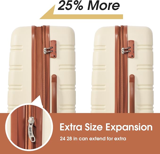 Merax Luggage sets of 13 Piece 16 20 24 28 IN Carry on Luggage sets 4 piece - Image 4