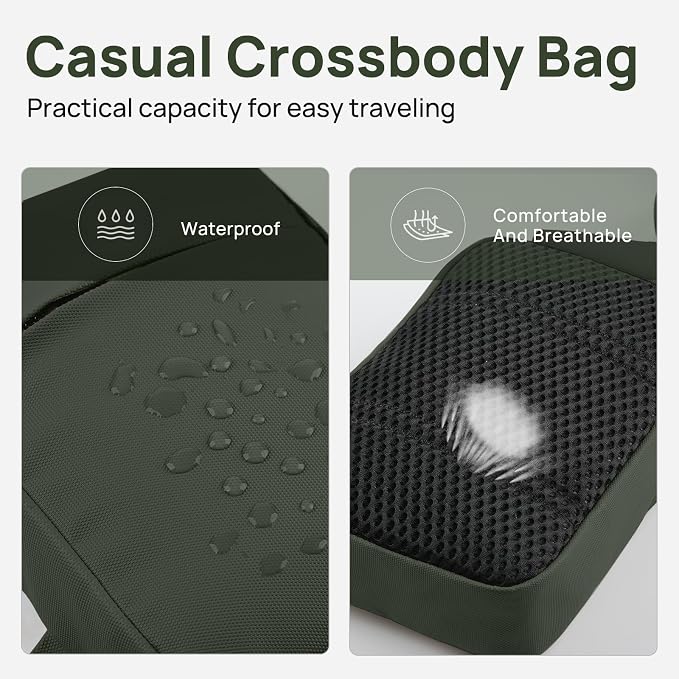 VADOO Mini Sling Bag, Small Crossbody Bag - Image 6