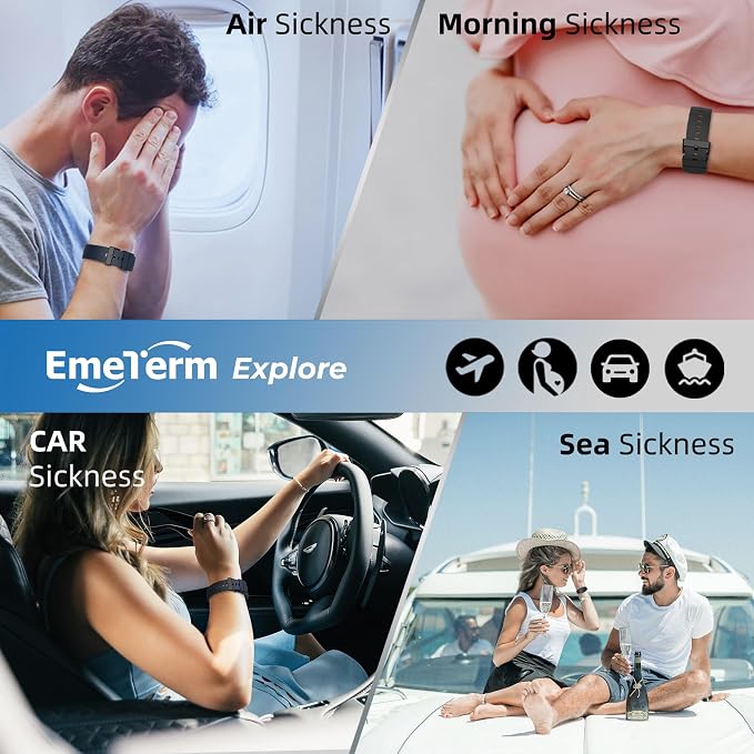 EmeTerm Explore FDA-Cleared Anti-Nausea Wristband IP67 Waterproof Morning - Image 7