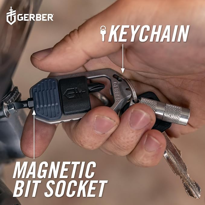 Gerber Gear Driver Keychain 5-in-1 Multitool, Clips to Pocket or Keychain - Image 5