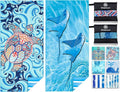 2 Pack Microfiber Lightweight Beach Towel Sand Free Quick Dry Absorbent Thin by WIDDONEN