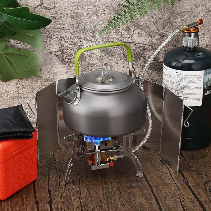 Odoland 3500W/6800W Windproof Camp Stove Camping Gas Stove - Image 2