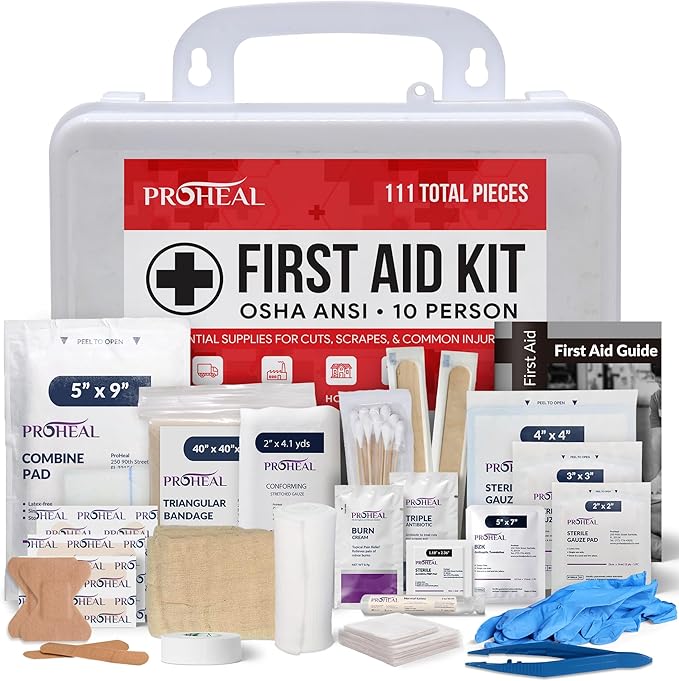OSHA Compliant First Aid Kit by ProHeal