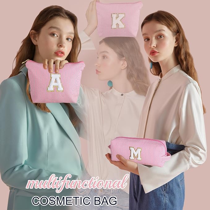 YOOLIFE Personalized Initial Makeup Bag - Image 2